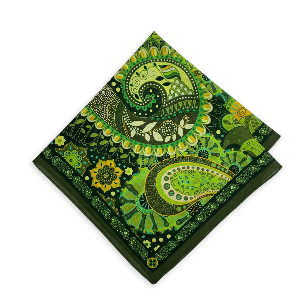 Cotton Bandana Scarf Skull Paisley Hip Hop Headband