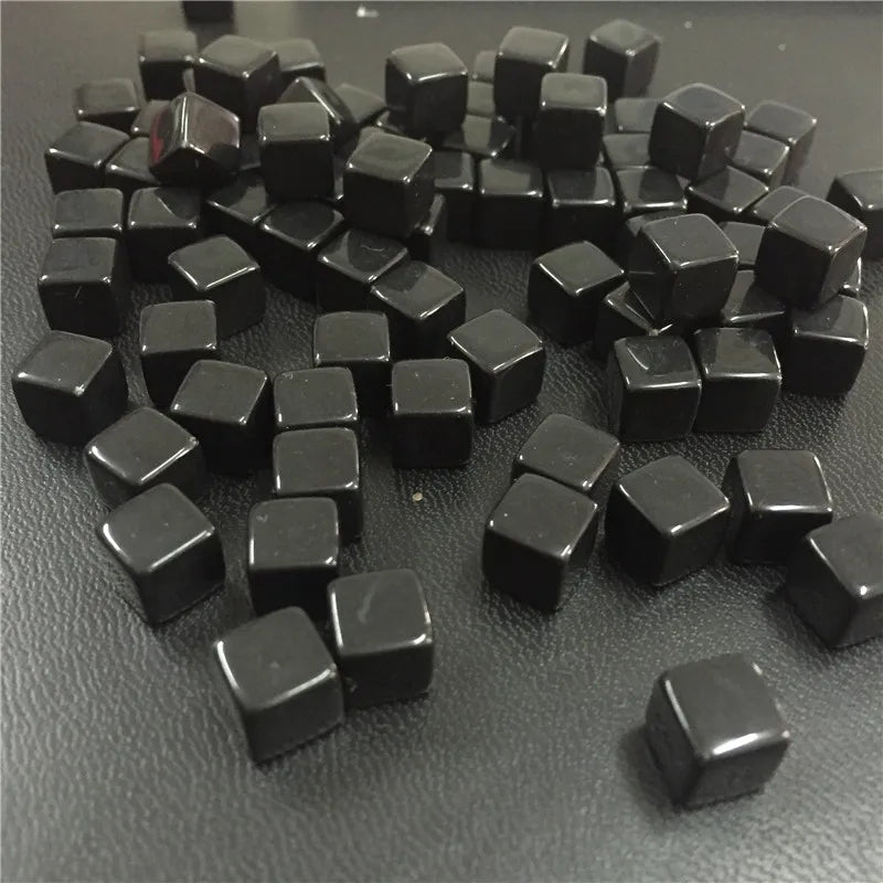 Transparent Cube Game Pieces Set – 50PCS Colorful Crystal Cubes