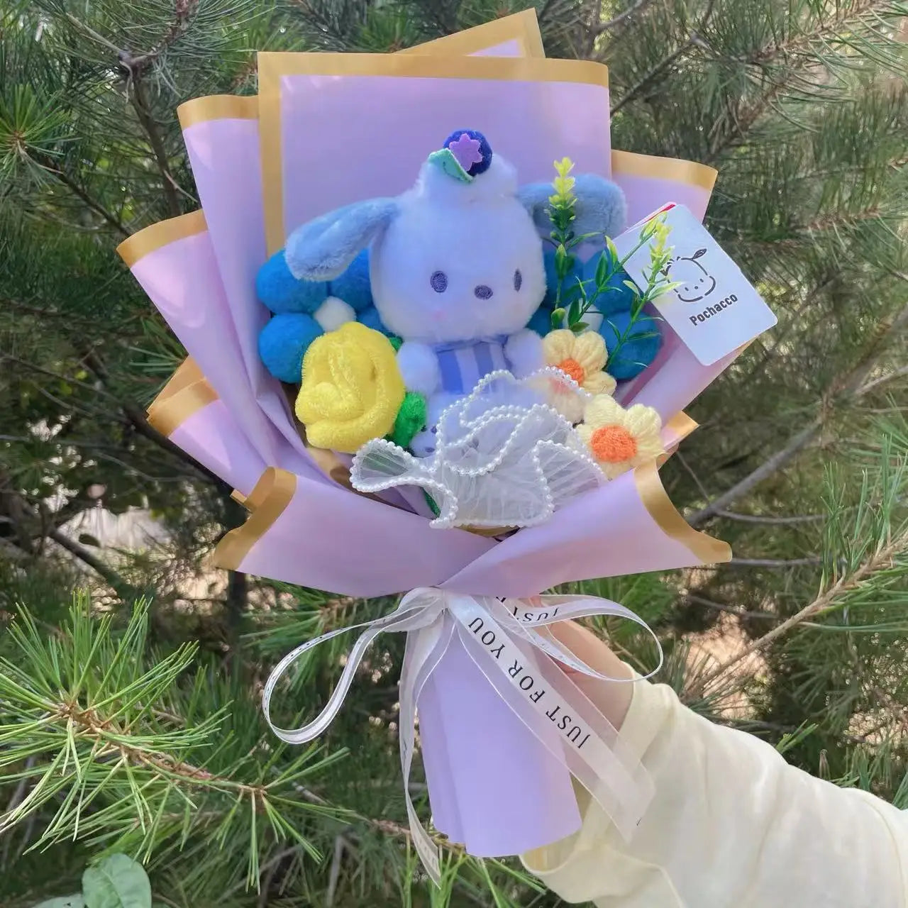 Cartoon Plush Flower Bouquet Graduation & Valentine's Gift