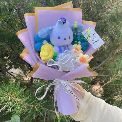 Cartoon Plush Flower Bouquet Graduation & Valentine's Gift