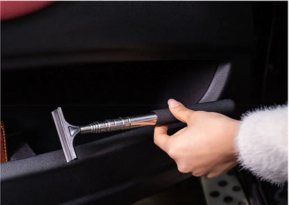 Car Rearview Mirror Wiper Telescopic Glass Cleaning Tool