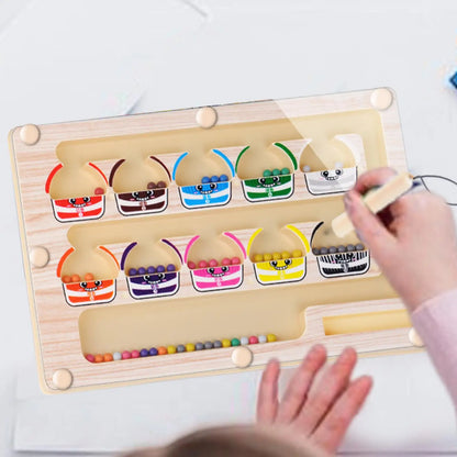 A hands-on activity board designed for learning, focus, and fine motor practice.
