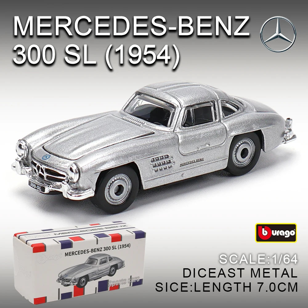 1:64 Diecast Car Model – Alloy Pull Back Collectible Toy