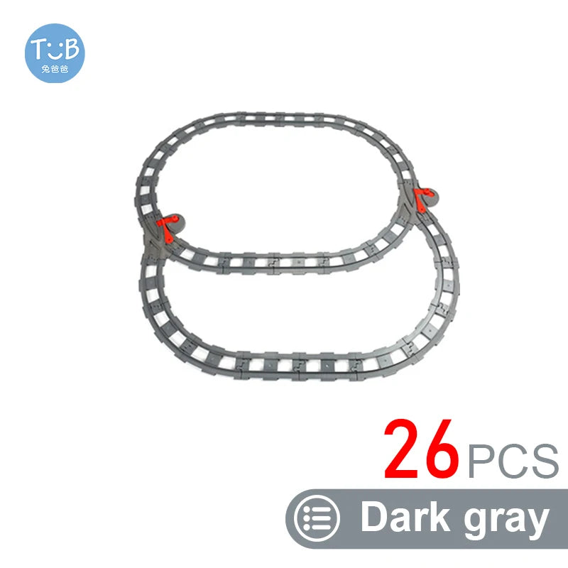 Train Track Building Blocks Set – DIY Railway STEM Toy