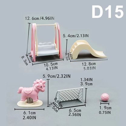 Miniature Dollhouse Furniture 1:12 Pretend Play Accessories