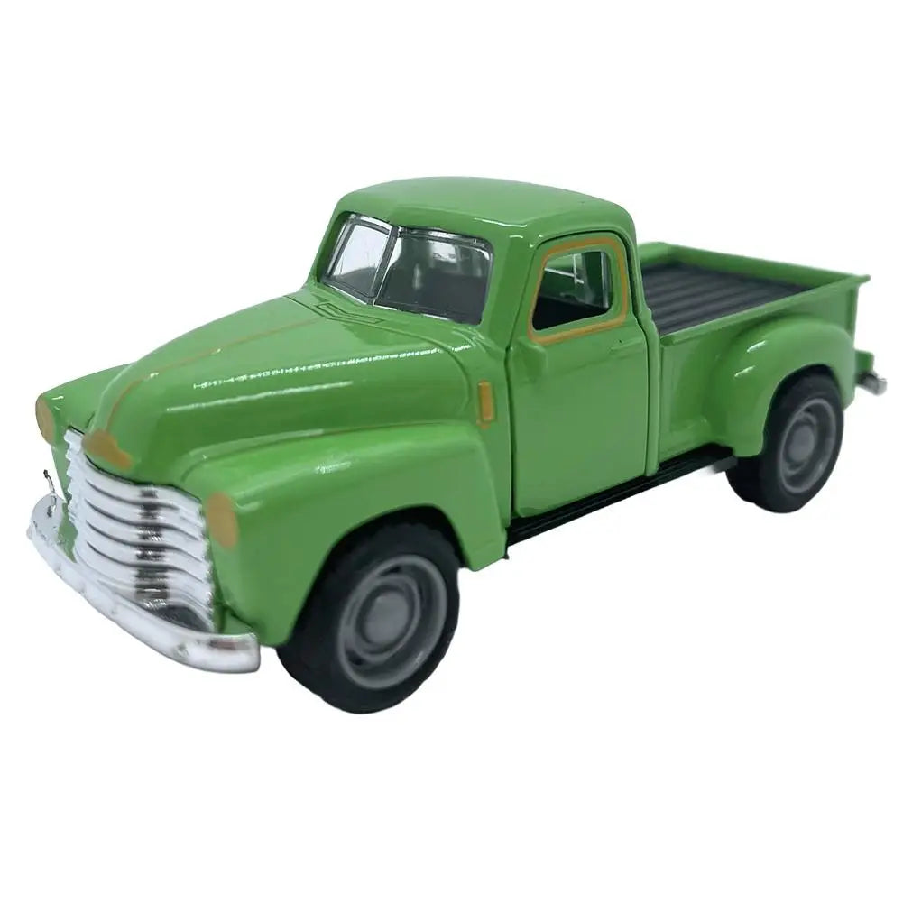1:32 Red Vintage Metal Truck Model – Diecast Pull-Back Car