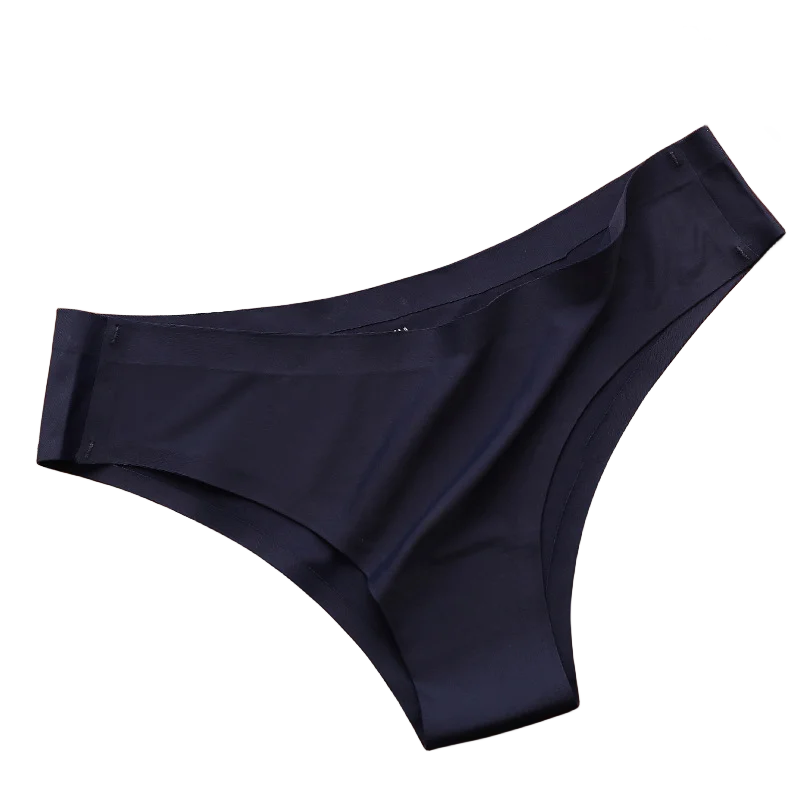 Seamless Brazilian Panties 4PCS Ice Silk Low Rise Briefs