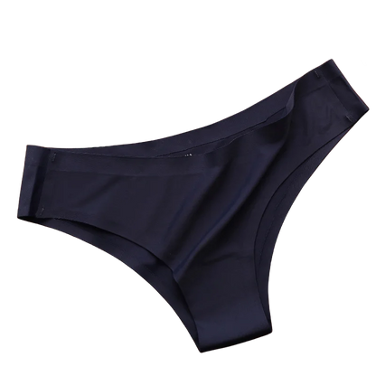 Seamless Brazilian Panties 4PCS Ice Silk Low Rise Briefs