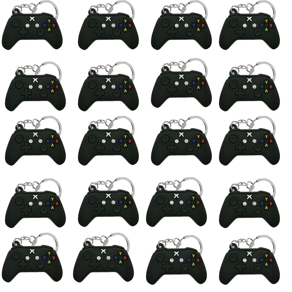A fun gaming-inspired accessory set for keys, handbags, backpacks, party favors, and gifting.