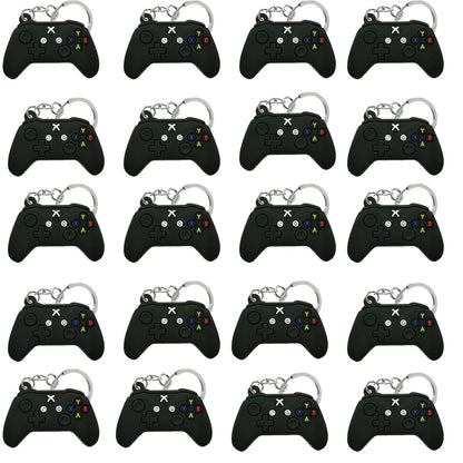 A fun gaming-inspired accessory set for keys, handbags, backpacks, party favors, and gifting.
