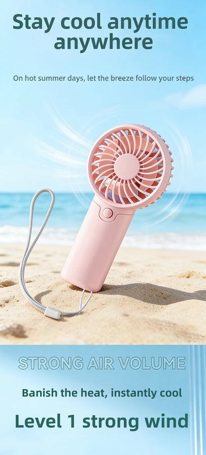 Handheld Mini Fan Rechargeable Portable Pocket Cooling Fan