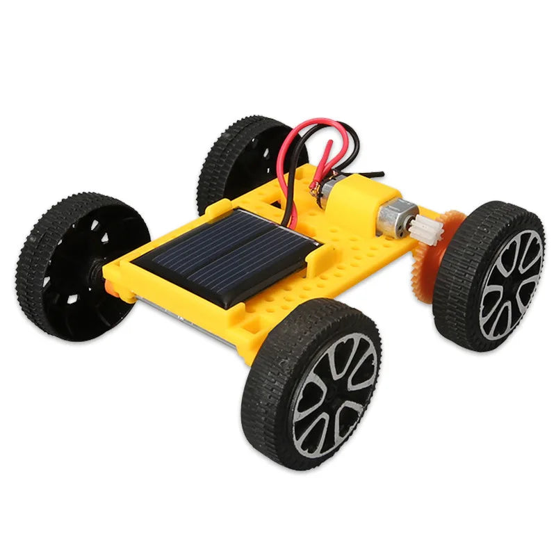 Solar Car STEM Kit – DIY Wooden Educational Model