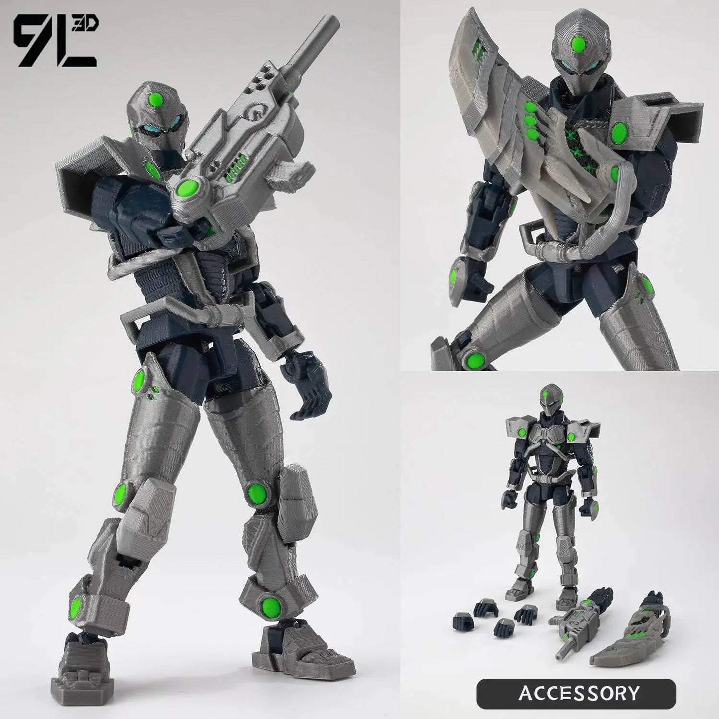Invincible Boy Action Figure 14cm 3D Printed Multi Jointed Model