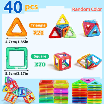 Magnetic Building Blocks STEM Educational Construction Toys