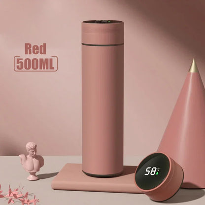 500ML Temperature Display Thermos Cup – Insulated Stainless Steel Bottle