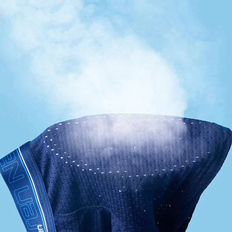 Men's Ice Silk Boxer Shorts 4PCS Breathable Mesh Underwear