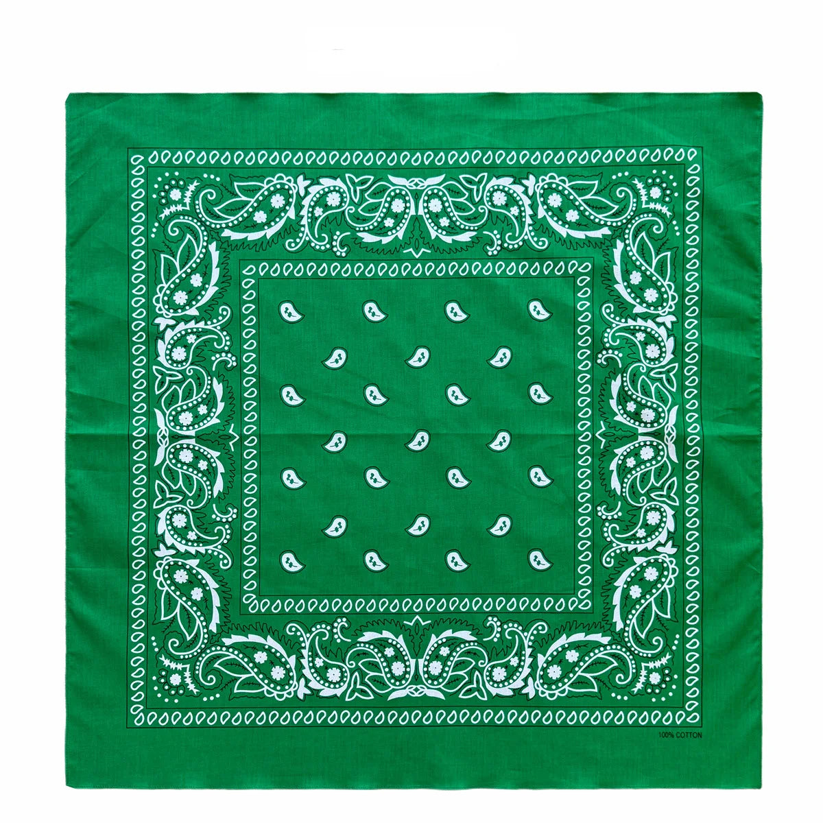 Oversized Paisley Bandana 70cm Cotton Hip Hop Head Scarf