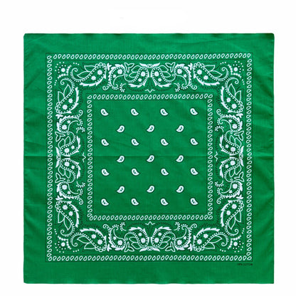 Oversized Paisley Bandana 70cm Cotton Hip Hop Head Scarf