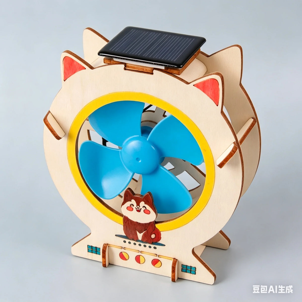 Solar Car STEM Kit – DIY Wooden Educational Model