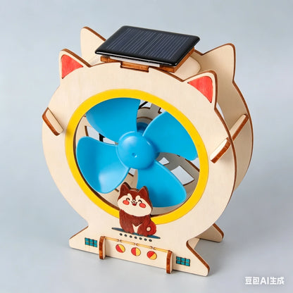 Solar Car STEM Kit – DIY Wooden Educational Model