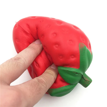 Strawberry Slow Rebound Squishy – Stress Relief Fruit Toy