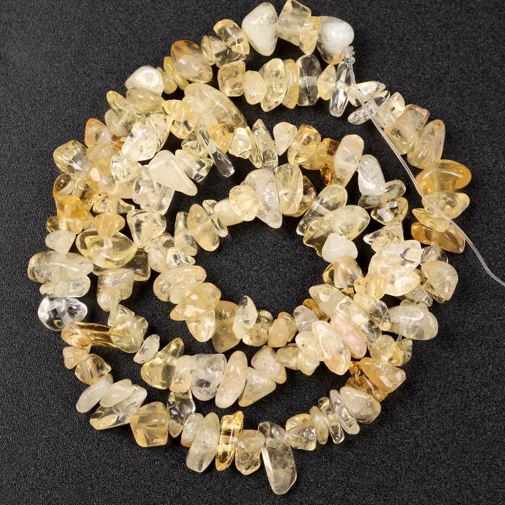 Natural Stone Chip Beads Irregular Gemstone Beads 15 Inch Strand