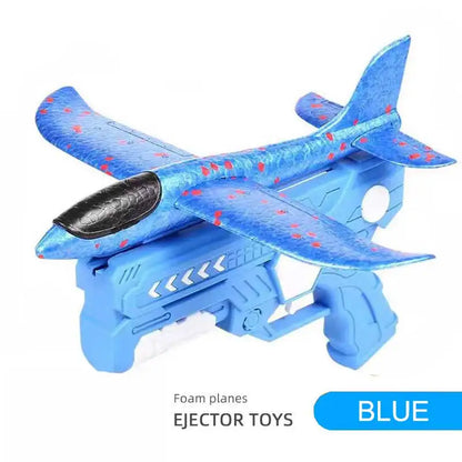 Foam Aircraft Launcher Toy Kids Catapult Glider Plane