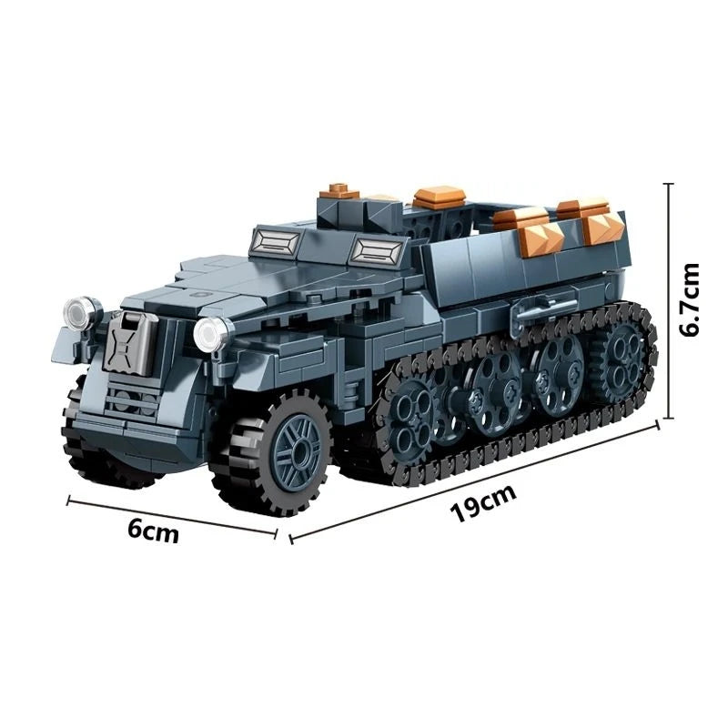 Military Army Tank Building Blocks – Armored Vehicle Model