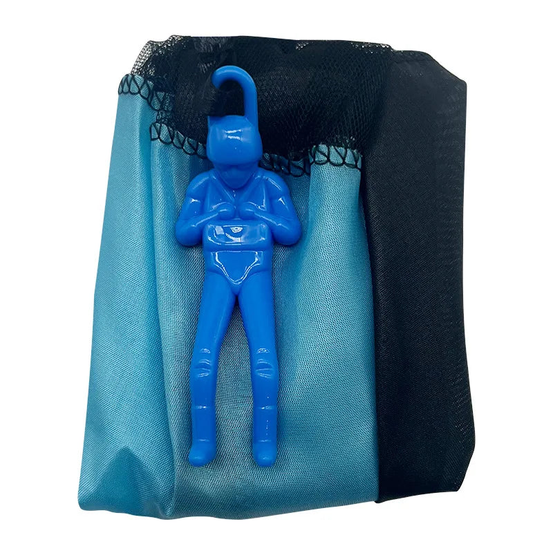 Toy Parachute with Mini Soldier Outdoor Throwing Game