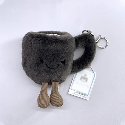 Cute Plush Keychain Soft Animal Bag Charm Pendant