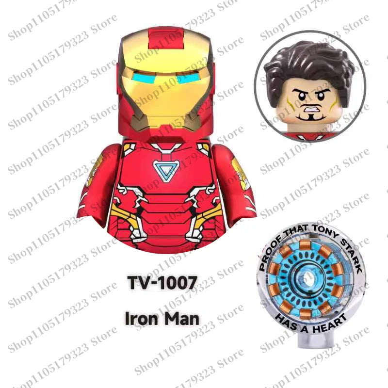 Superhero Building Block Figures Mini Brick Toys