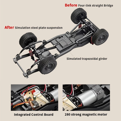ZWN MN82 / MN82S 1:12 4WD RC Pickup Truck – LC79 Off-Road Climbing Remote Control Car