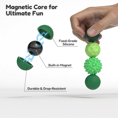 Magnetic Fidget Toy Silicone Stress Ball for Anxiety Relief