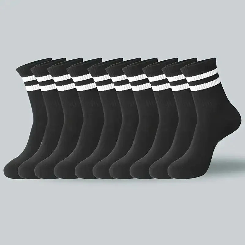 Crew Sports Socks Breathable Sweat Absorbing Athletic Socks