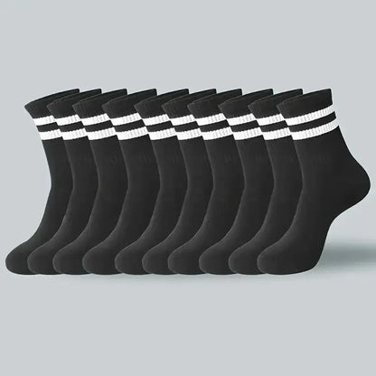 Crew Sports Socks Breathable Sweat Absorbing Athletic Socks