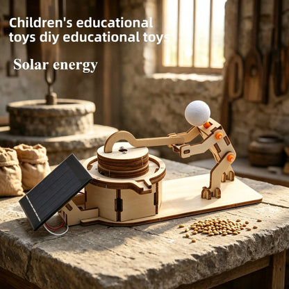 Solar Car STEM Kit – DIY Wooden Educational Model