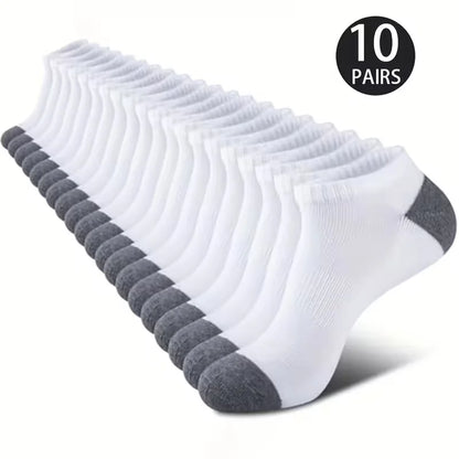Ankle Socks 5 Pack Breathable Low Cut Unisex Socks