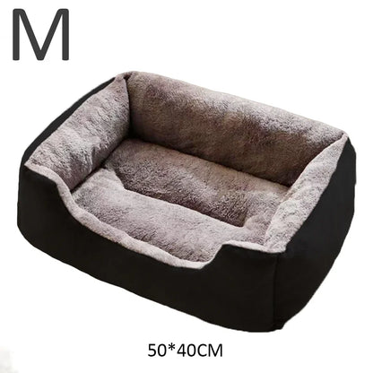 Cat Bed Plush Cushion for Kittens & Small Dogs | Soft Pet Sleeping Bed