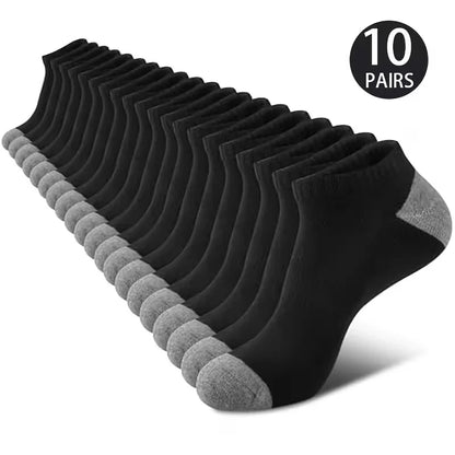 Ankle Socks 5 Pack Breathable Low Cut Unisex Socks