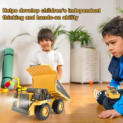 4WD RC Excavator Dump Truck Bulldozer 1:20 Remote Control Toy