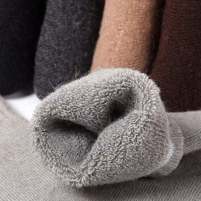 Merino Wool Socks Thick Thermal Winter Crew Socks