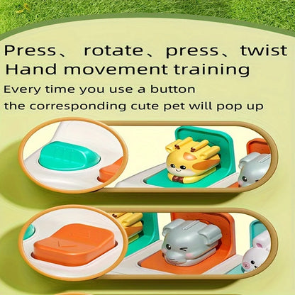 Montessori Pop Up Animal Toy – Learning Box