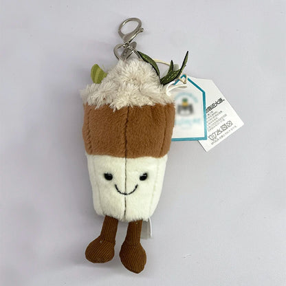 Cute Plush Keychain Soft Animal Bag Charm Pendant