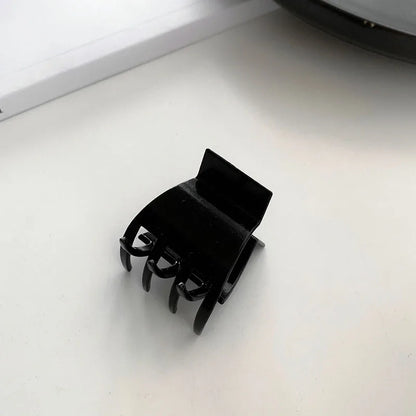 Black Geometric Hair Claw Clip for Women Long Hair