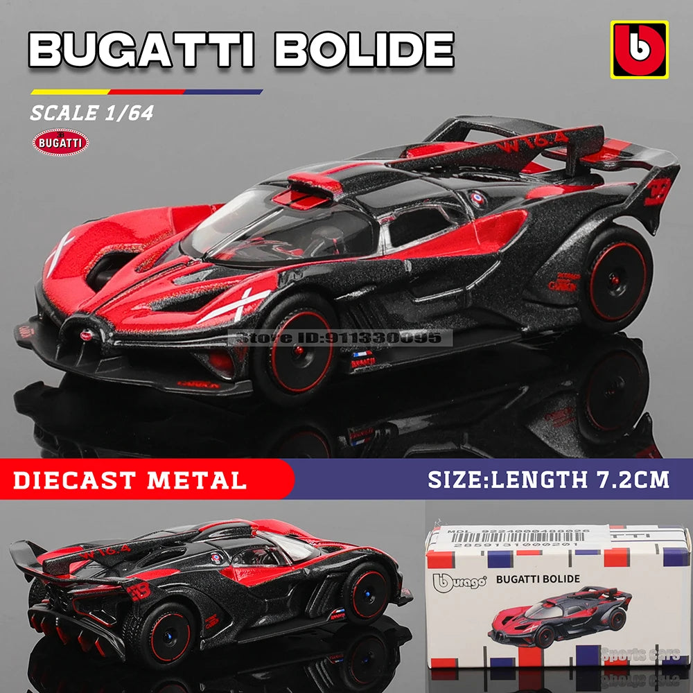 Bburago 1:64 Diecast Sports Car Model Collection