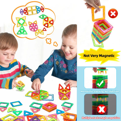 Magnetic Building Blocks STEM Educational Construction Toys