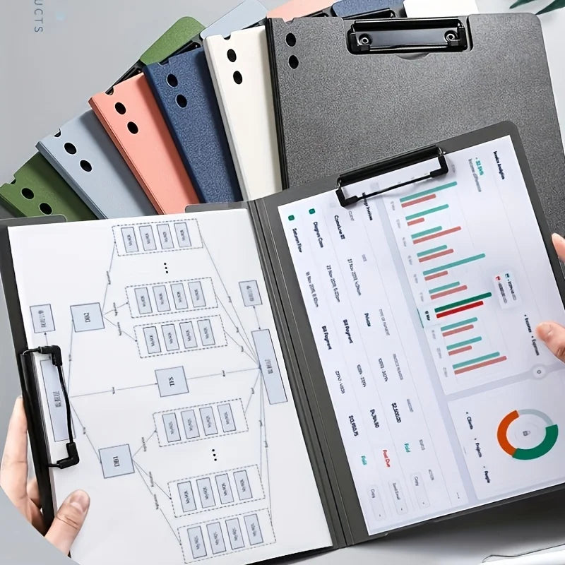 A4 File Folder With Clipboard Cover