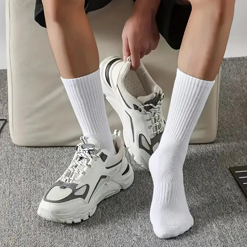Crew Sports Socks Breathable Sweat Absorbing Athletic Socks