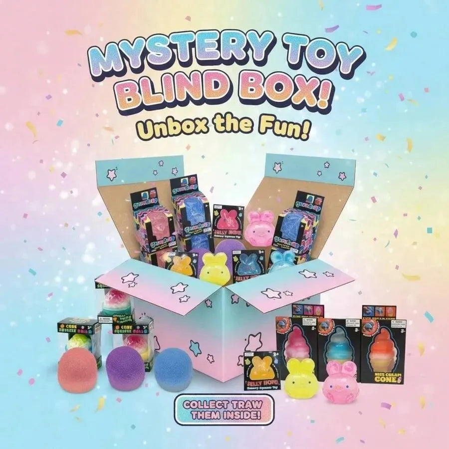 Mystery Squishy Toy Box Slow Rise Sensory Fidget Surprise