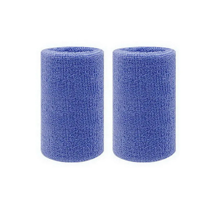 Sports Wrist Sweatbands 2PCS Tennis Fitness Wristbands